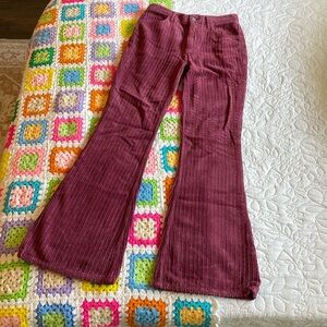 Corduroy Flare Pants